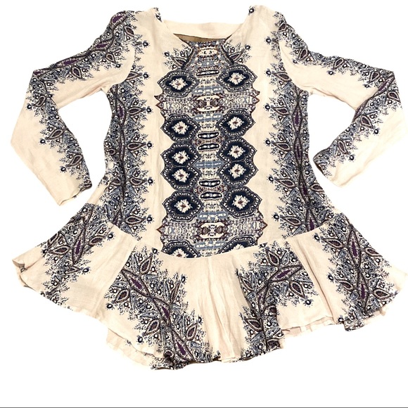 EUC Free People Boho Tunic Dress - Picture 3 of 4